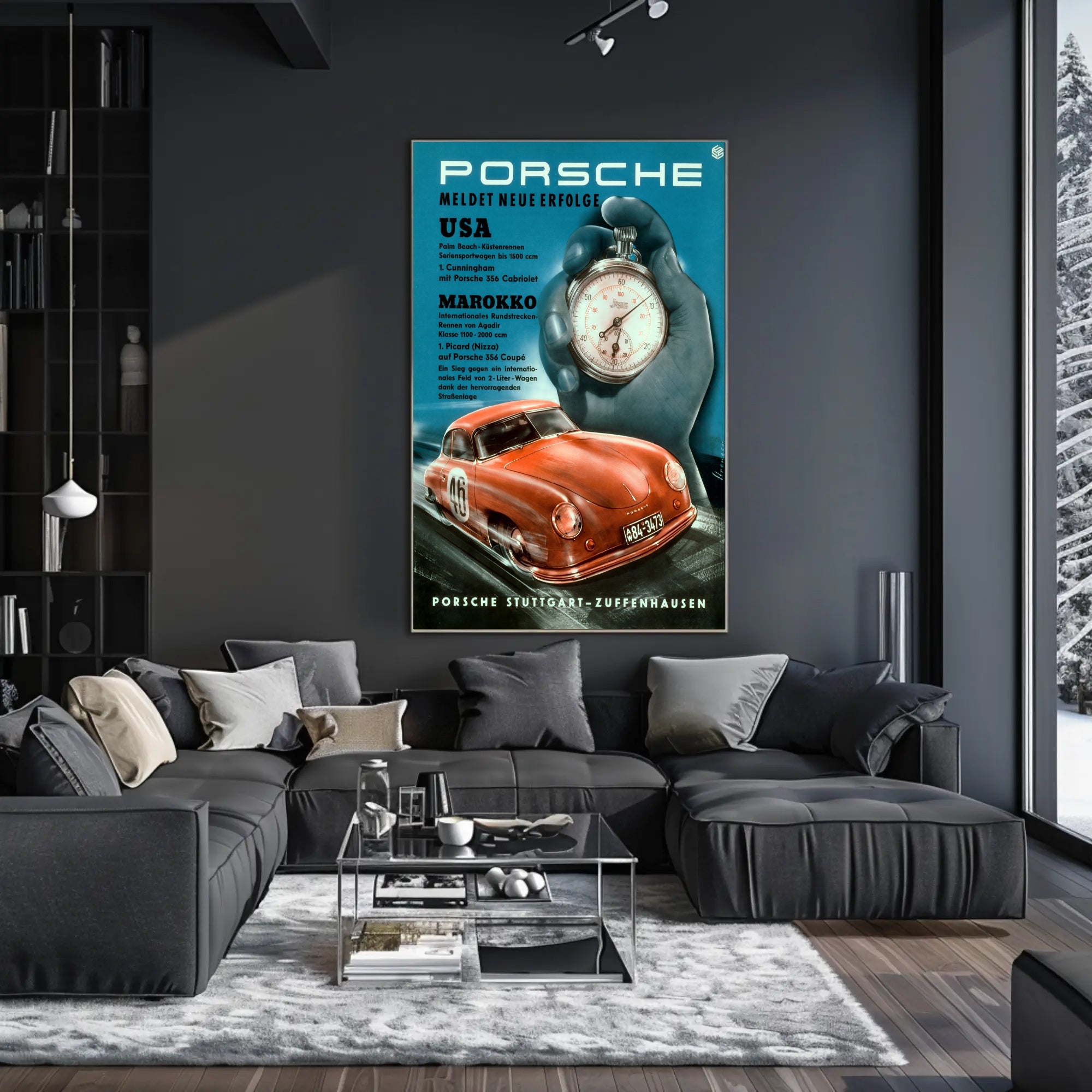 Porsche Racing Successes Poster