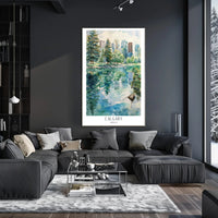 Calgary Reflections Poster PosterGoat