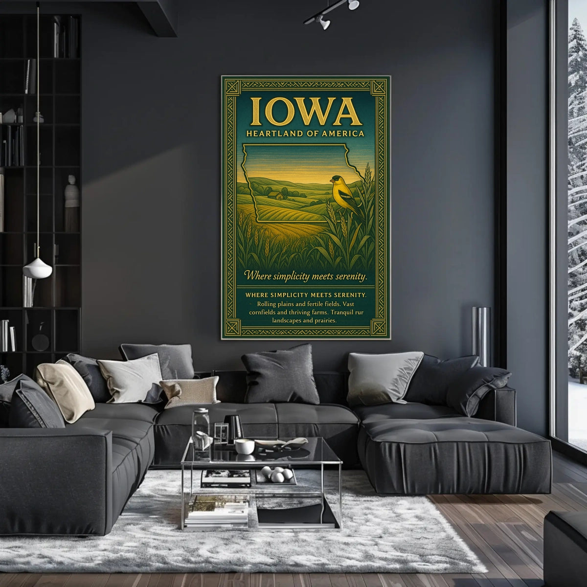 Iowa Heartland of America Poster