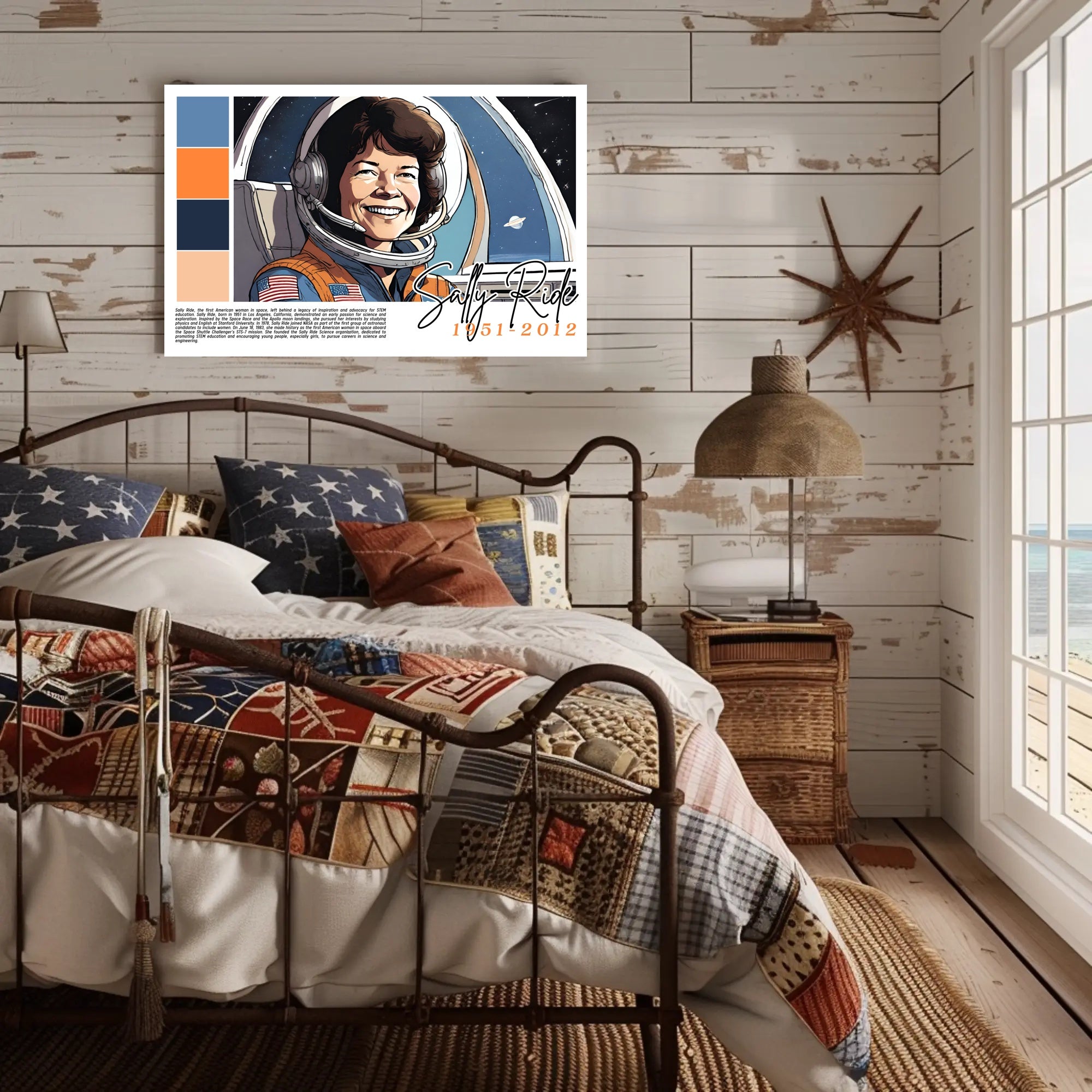 Sally Ride: A Legacy in Space and STEM Poster