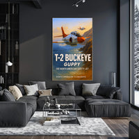 T-2 Buckeye The North American Safety Jet Poster PosterGoat