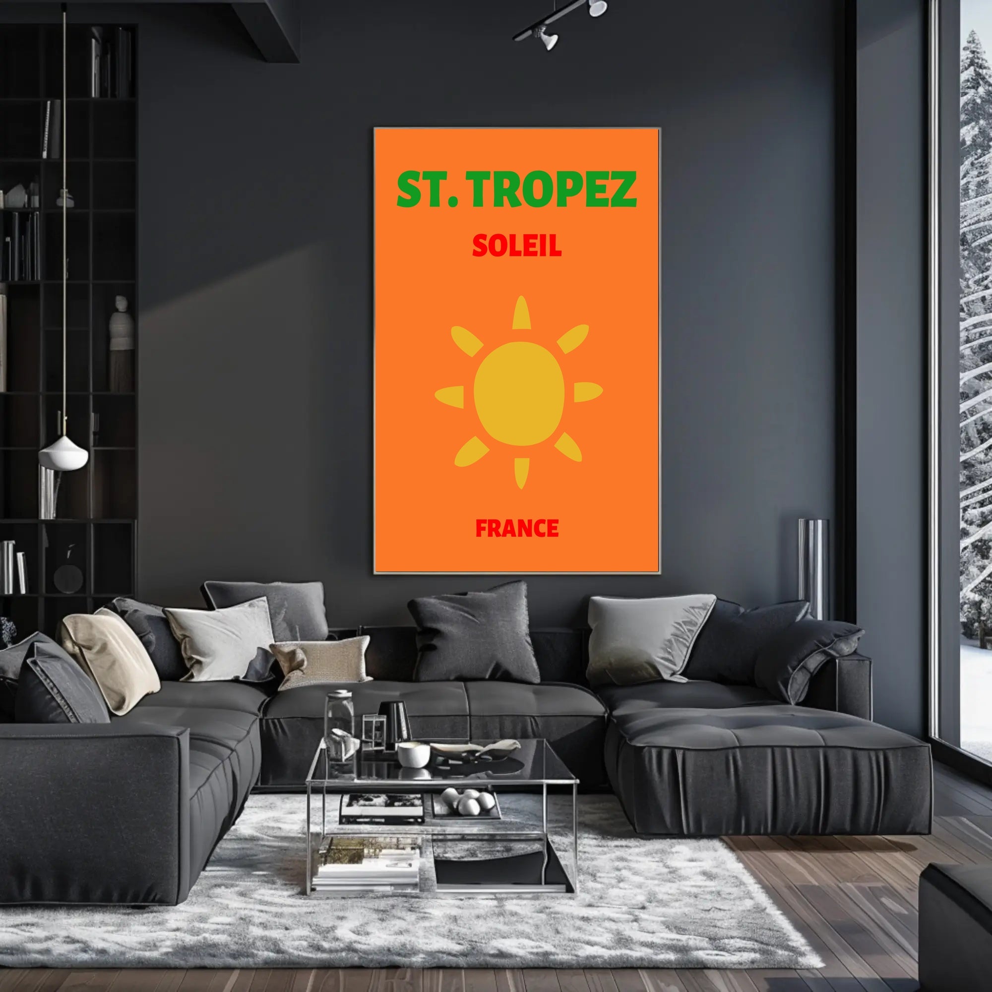 St. Tropez Sun-Kissed Beaches Travel Poster PosterGoat