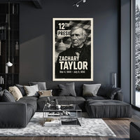 Zachary Taylor 12th President of the United States Digital Montaje Poster