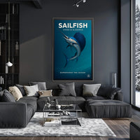 Sailfish Speed & Elegance Poster PosterGoat