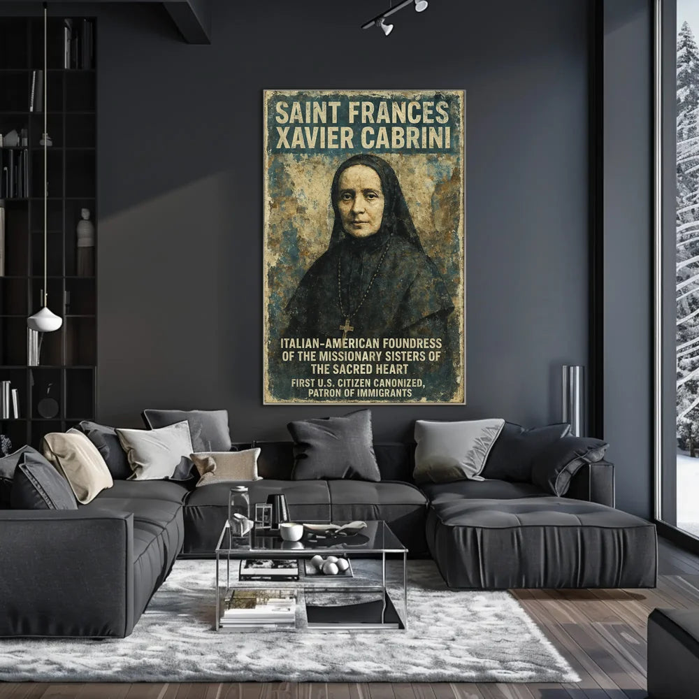 Saint Frances Xavier Cabrini Heritage Cultural or Heritage Poster