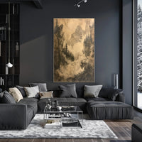 Misty Mountain Landscape Poster