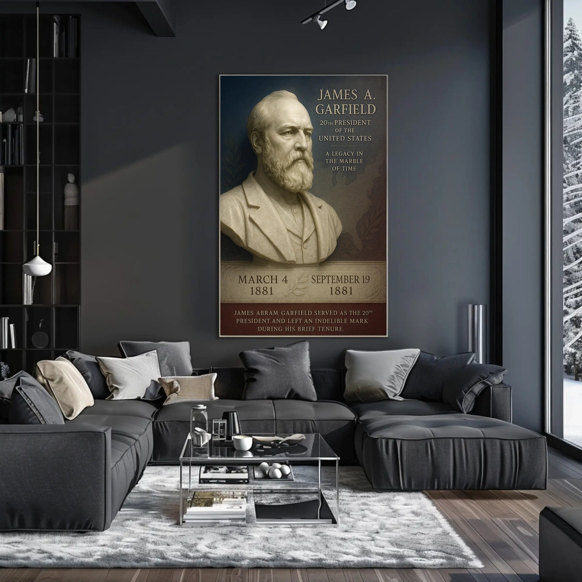 James A. Garfield 20th President Poster