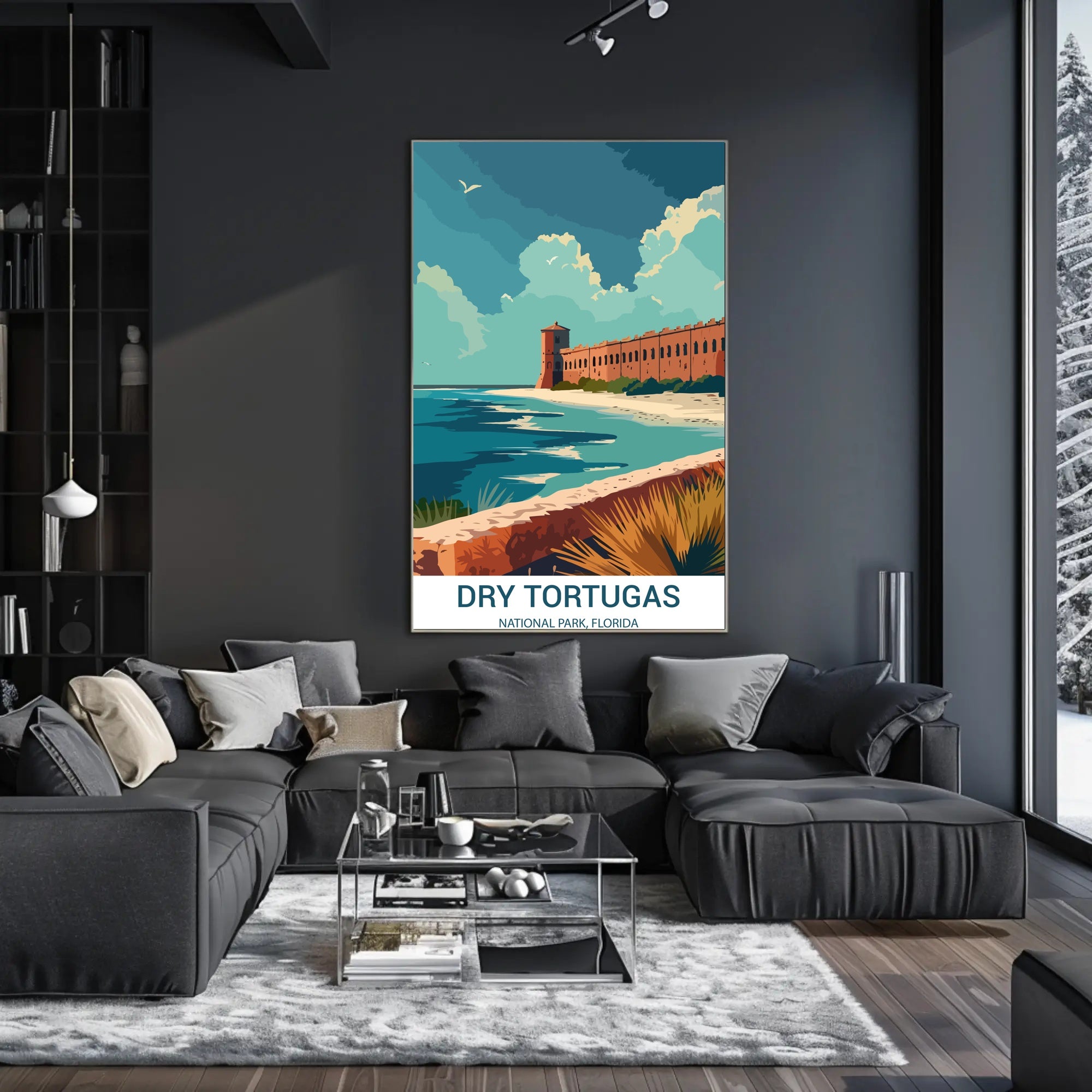 Dry Tortugas Historic Fort National Park Poster