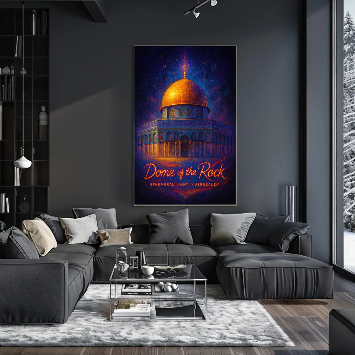 Dome of the Rock Ephemeral Light of Jerusalem Poster