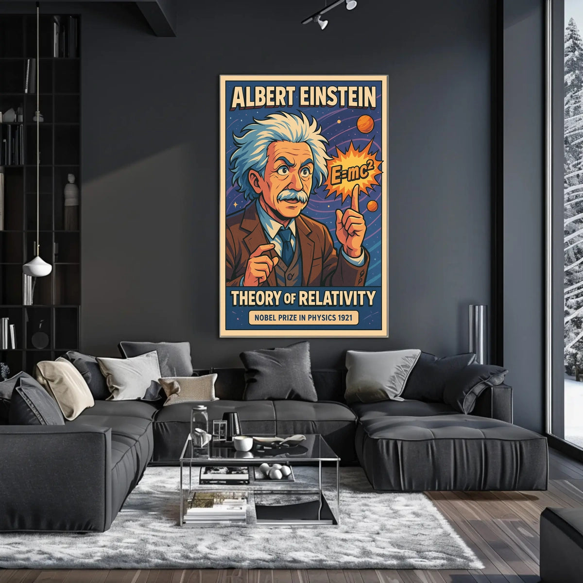 Albert Einstein Theory Of Relativity Poster