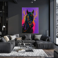 Electrifying Equine Poster