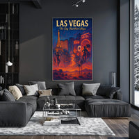 Las Vegas The City That Never Sleeps Poster