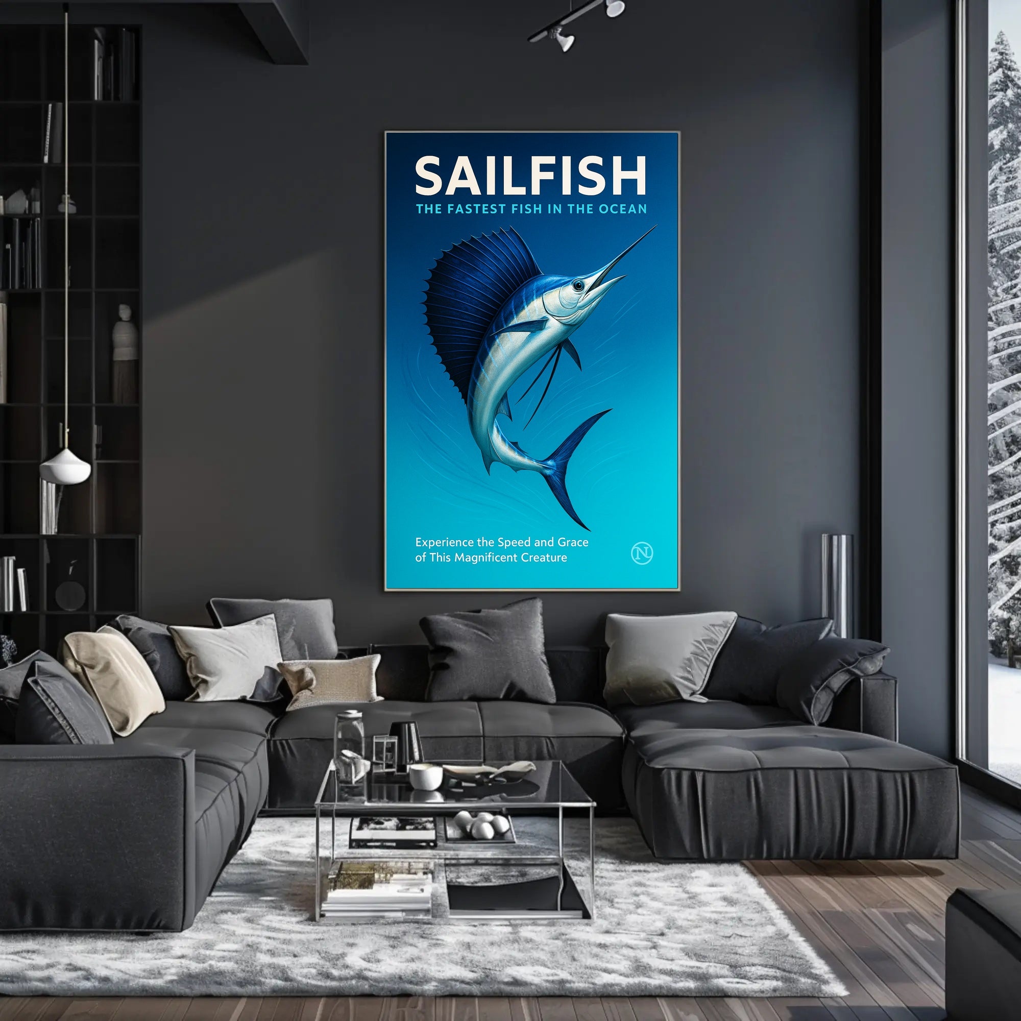 Sailfish The Fastest Fish in the Ocean Poster PosterGoat