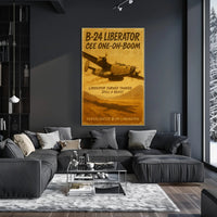 B-24 Liberator Soaring WWII Poster