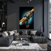 Galactic Ray Gun Poster