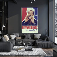 War Bonds Cheerful Sailor WWII Poster