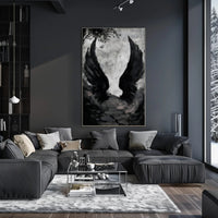 Dark Fantasy Wings Mysterious Scene Poster Fantasy or Mythology Poster PosterGoat