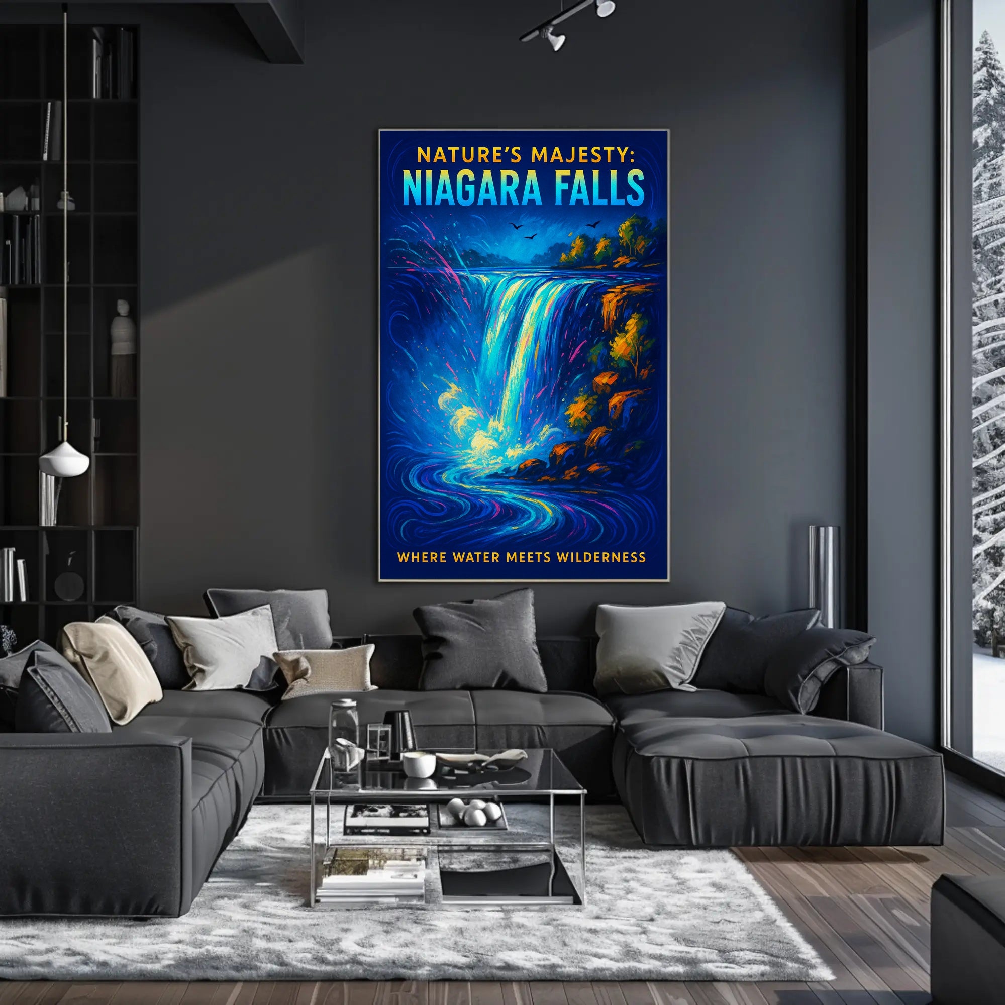 Nature's Majesty: Niagara Falls Poster