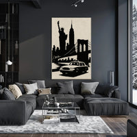 Iconic New York Silhouette Poster