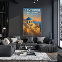 Santorini Splendor Poster