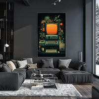 Retro Tech Fusion Poster