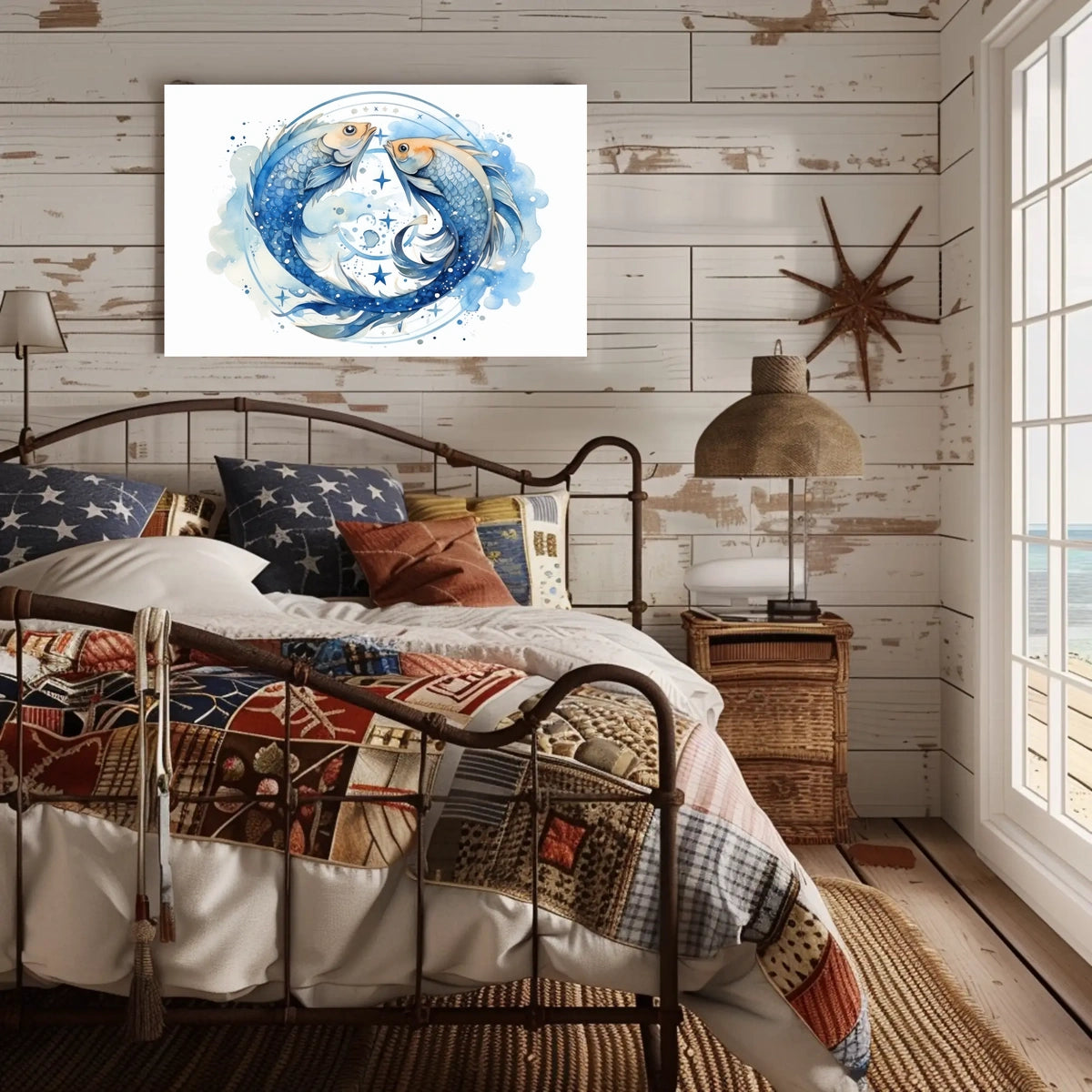 Celestial Pisces Poster