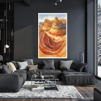 Desert Waves Poster PosterGoat