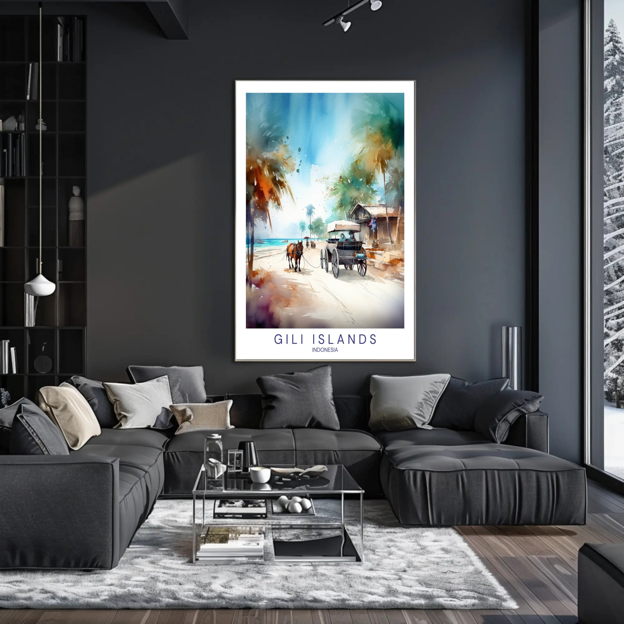 Tranquil Journey Through Gili Islands Poster PosterGoat