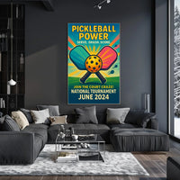 Pickleball Power Tournament 2024 Poster