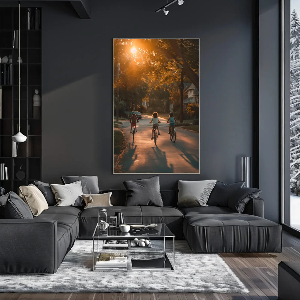 Vibrant Nature Adventure Landscape Poster