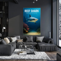 Reef Shark Majestic Predator Poster PosterGoat