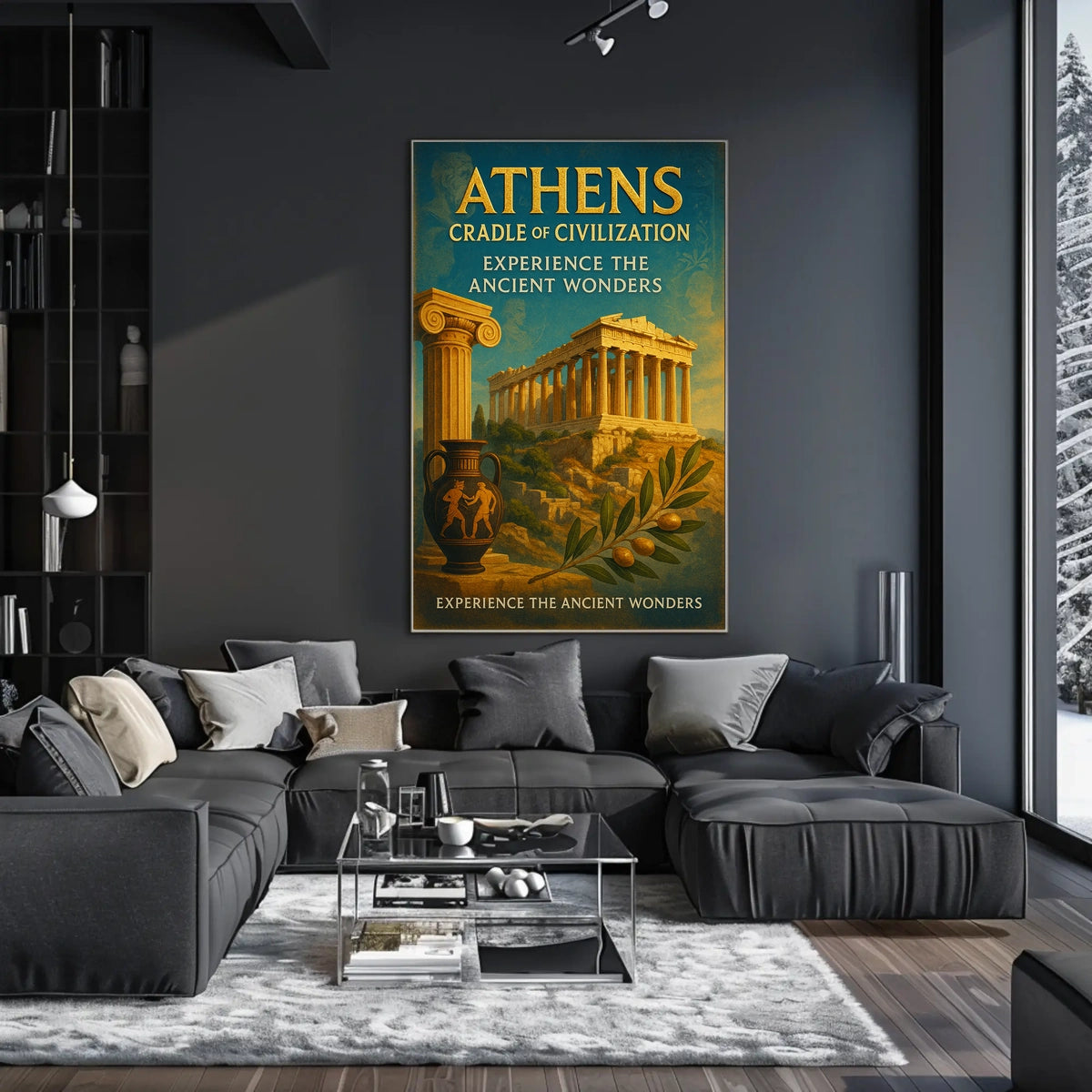 Athens Cradle of Civilization Poster