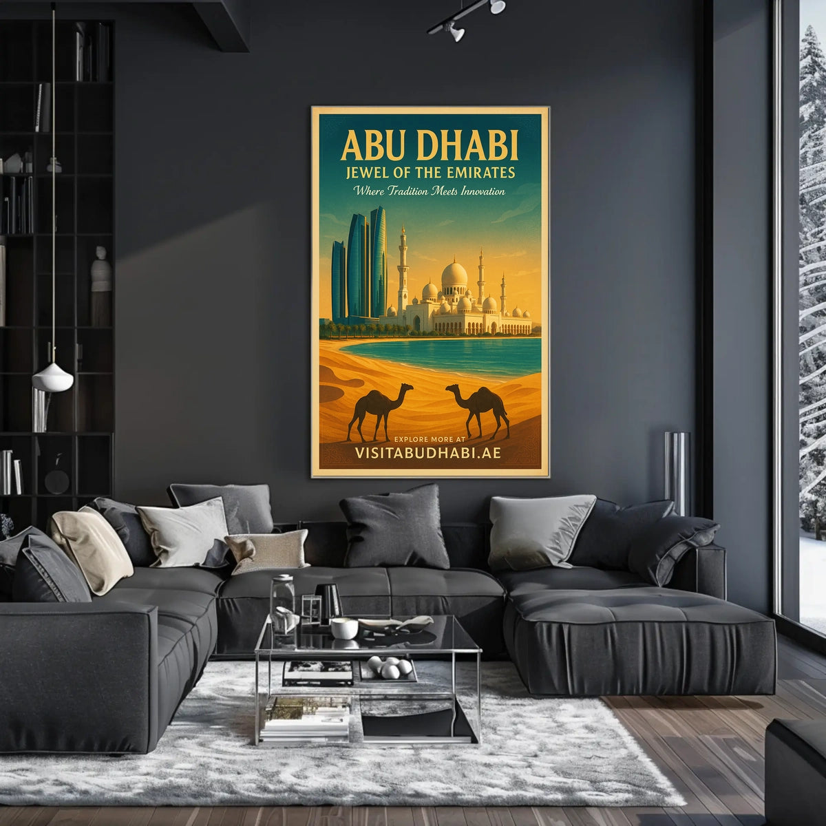 Abu Dhabi's Jewel Tradition Meets Innovation Travel Poster