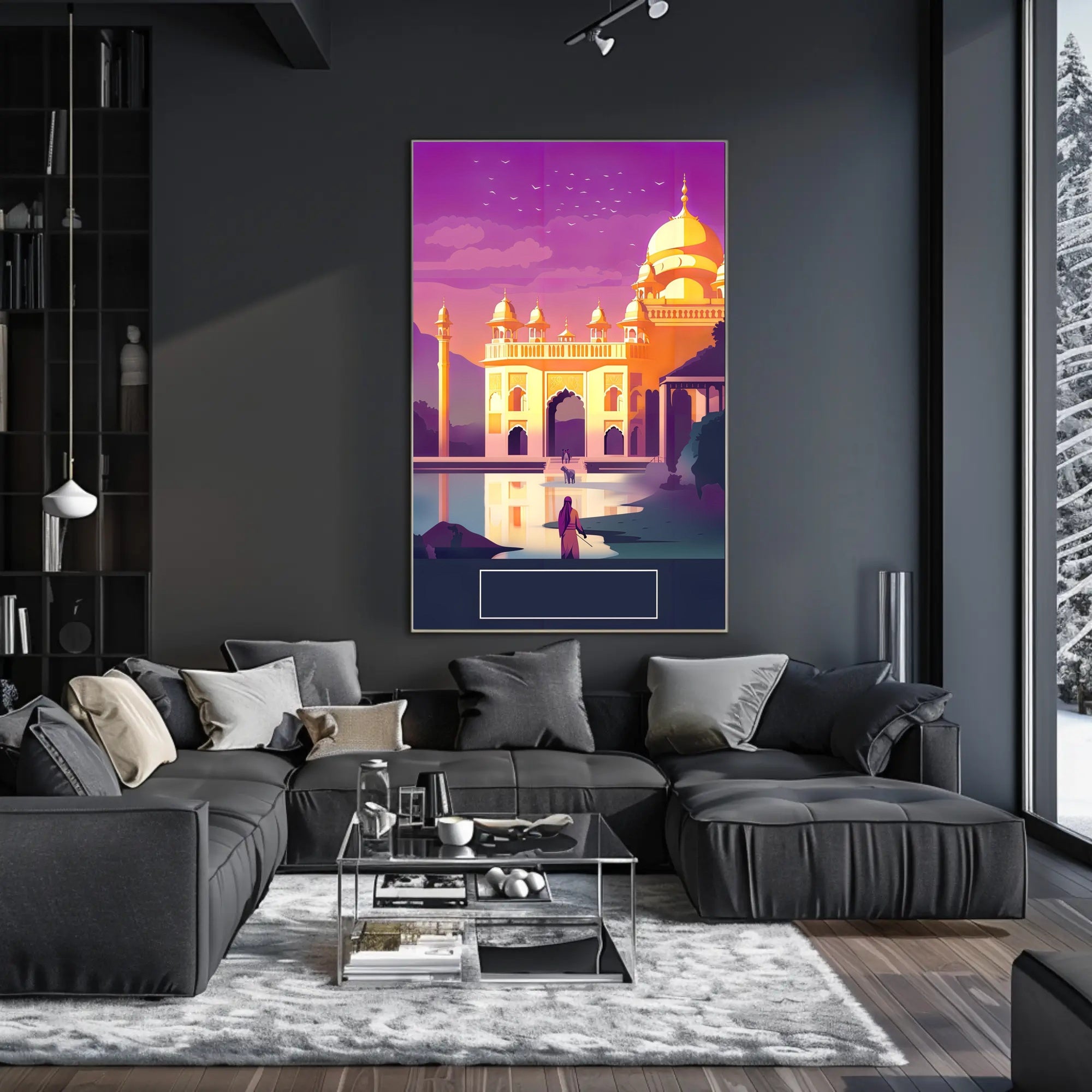 Tranquil Evening at the Palace Poster