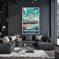 Santa Monica Beachfront Poster
