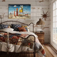 Surreal Desert Dreamscape Artistic Poster