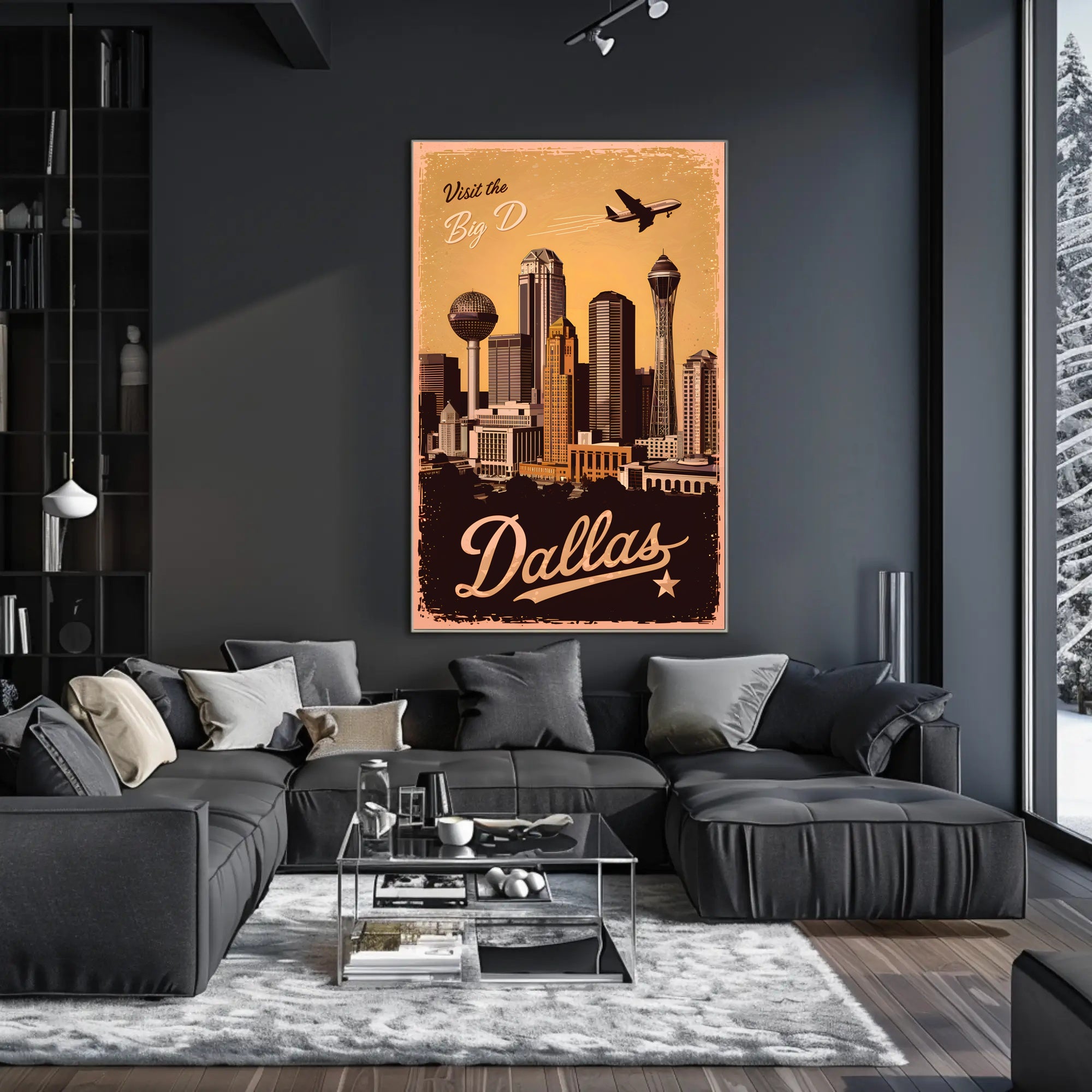 Discover Dallas Poster