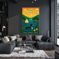 Lake Charlevoix A Jewel In Northern Poster