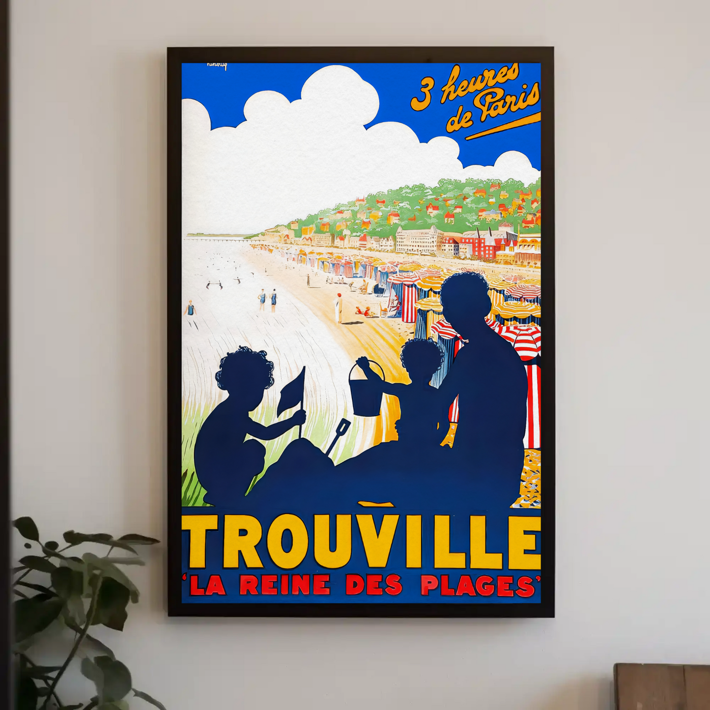 Trouville France Travel Poster