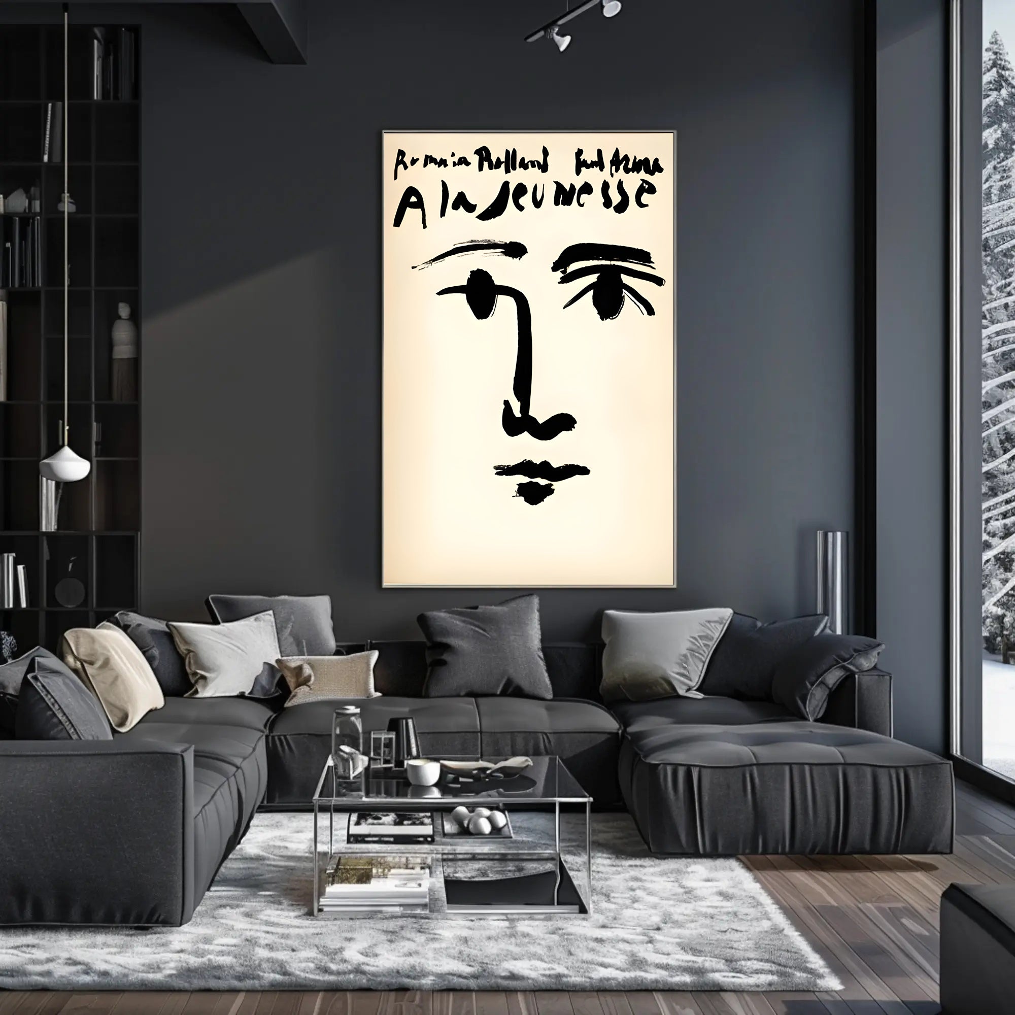 A La Jeunesse Poster Scenic Vintage Travel Print