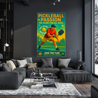 Pickleball Passion Poster