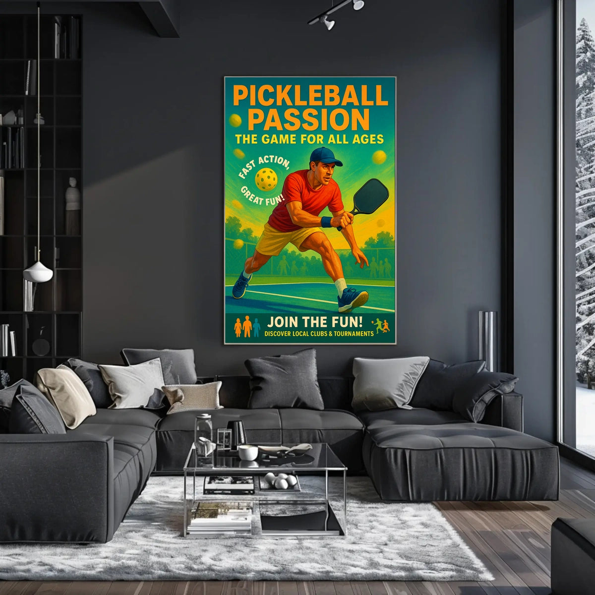 Pickleball Passion Poster