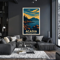 Acadia National Park Scenic Wanderlust Poster