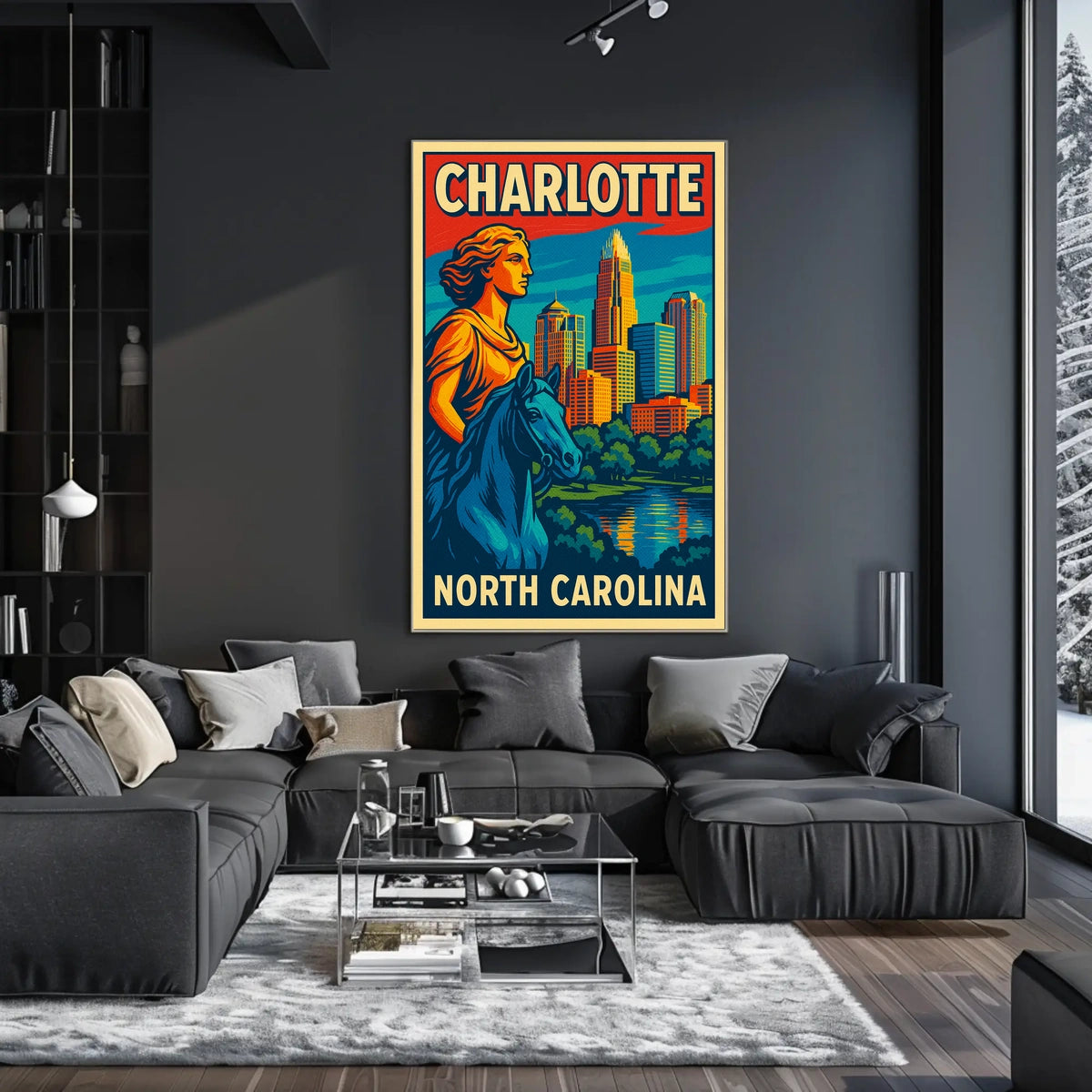 Charlotte, North Carolina Poster