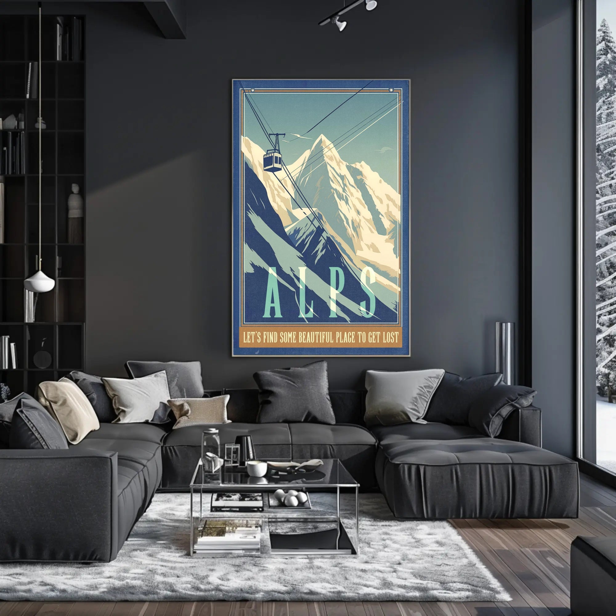 Discover the Alps Poster