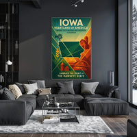 Embrace the Spirit of The Hawkeye State Poster