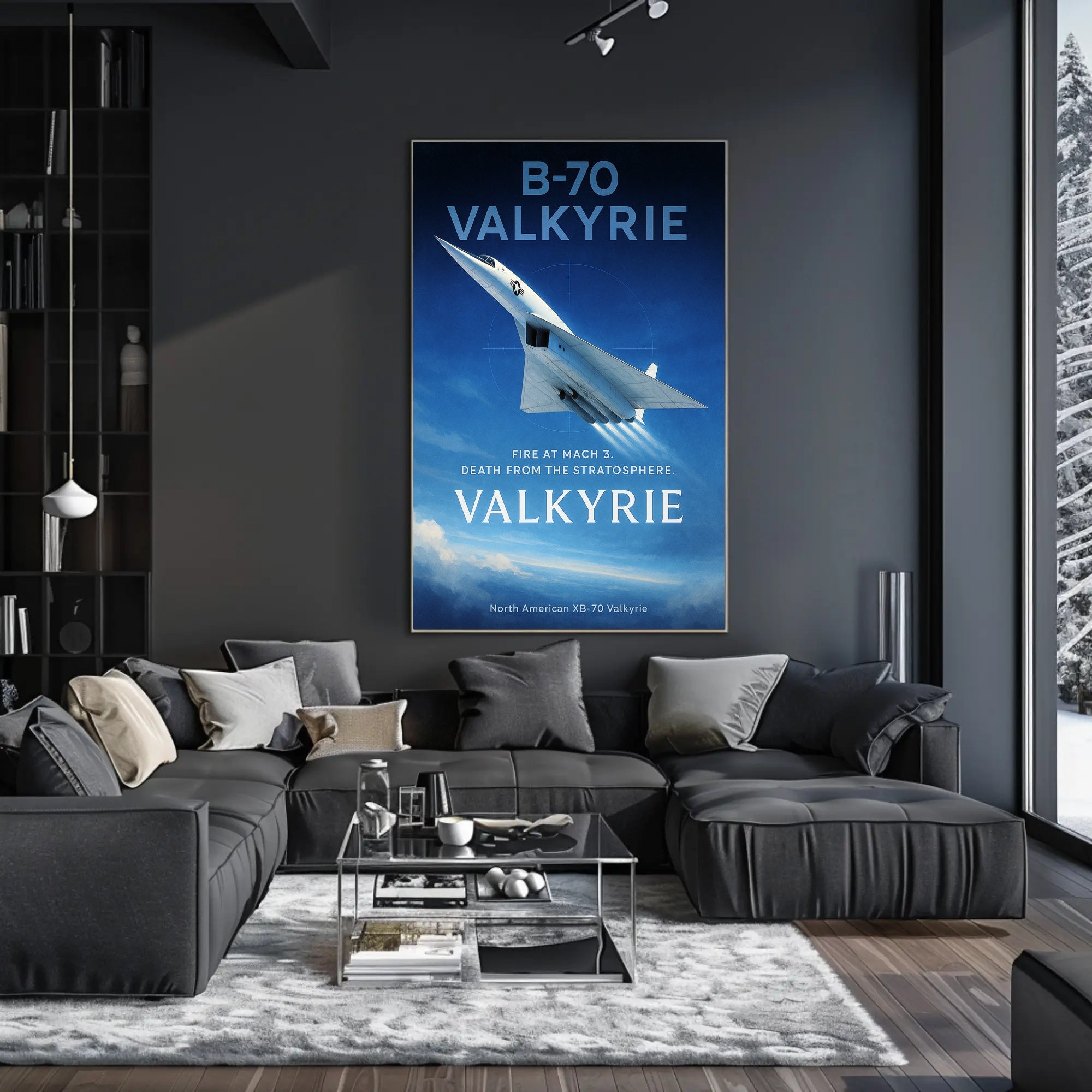 B-70 Valkyrie Poster PosterGoat