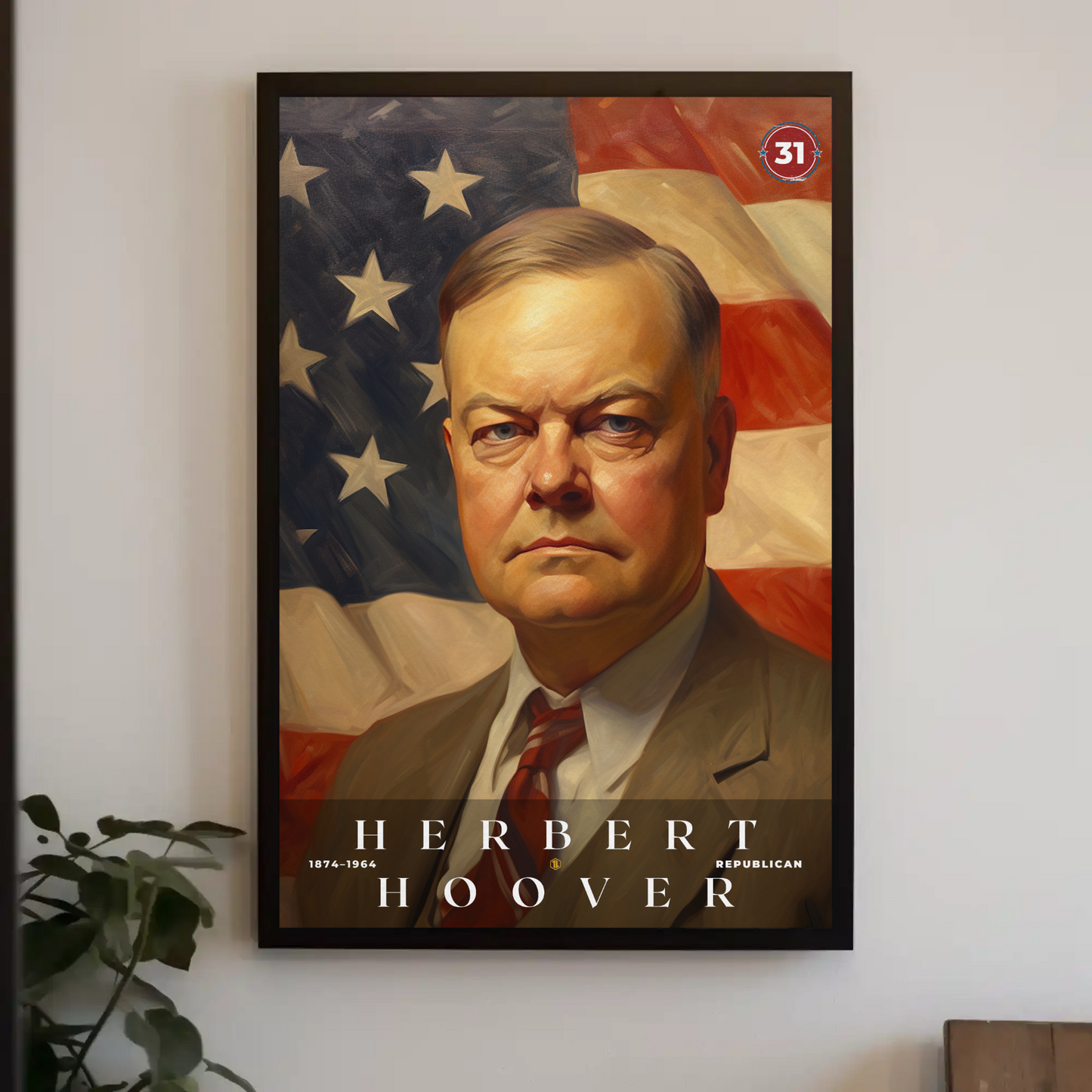 Herbert Hoover 31st President Of The United States Portrait