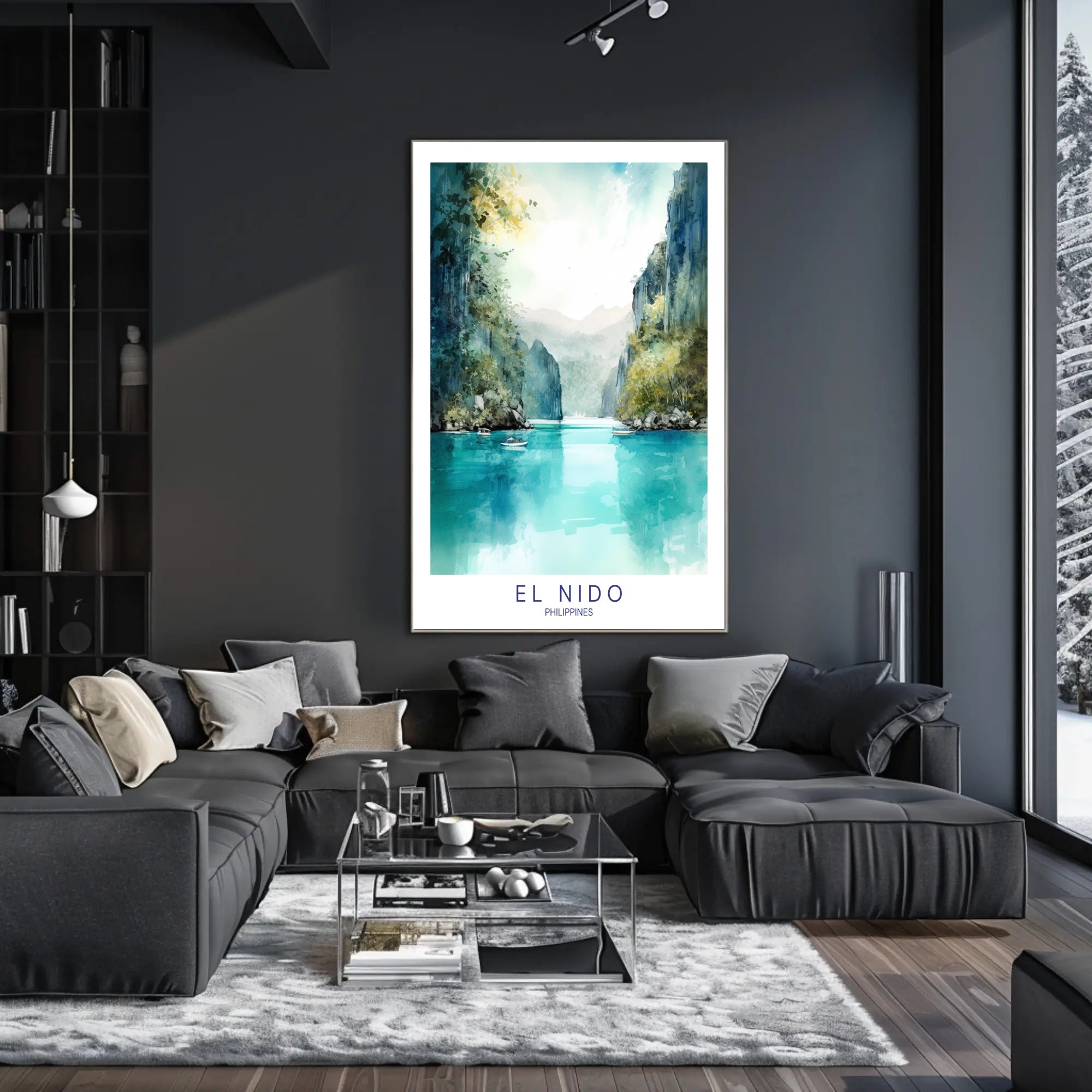 El Nido Tranquility Poster PosterGoat