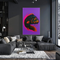 Vibrant Fish Portrait Poster